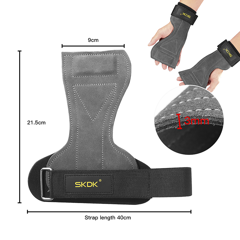 SKDK Gym Grips Palm Guards Cow - Best Crossfit Gear ulasan dan harga