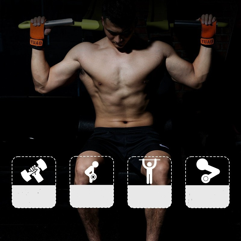 1Pair 4mm Thickened Gym Grips  - Best Crossfit Gear ulasan dan harga