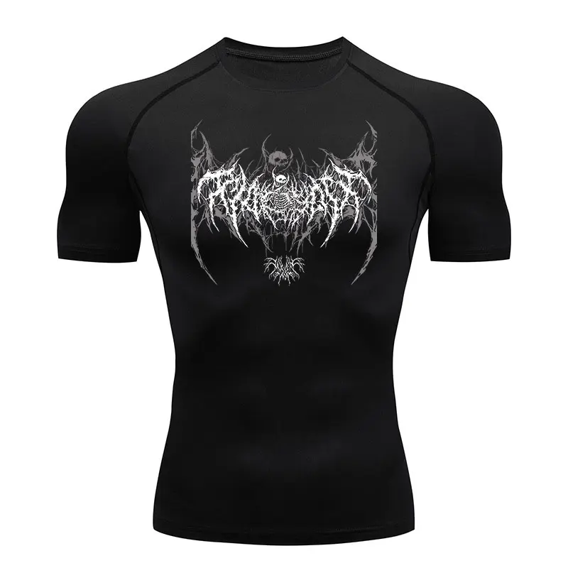 Y2K Compression Shirt Men Fitn - Best Crossfit Gear ulasan dan harga