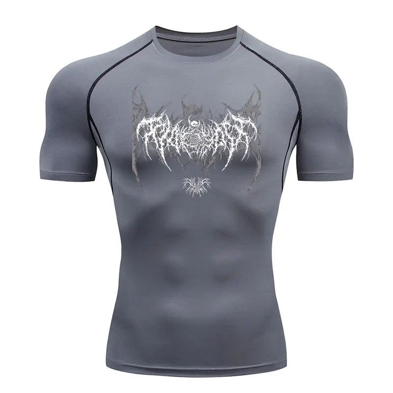 Y2K Compression Shirt Men Fitn - Best Crossfit Gear ulasan dan harga