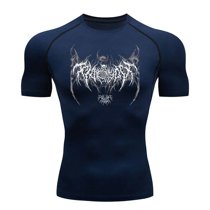 Y2K Compression Shirt Men Fitn - Best Crossfit Gear ulasan dan harga